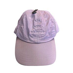 Lululemon Light Purple Nylon Adjustable Strapback Hat Size S/M